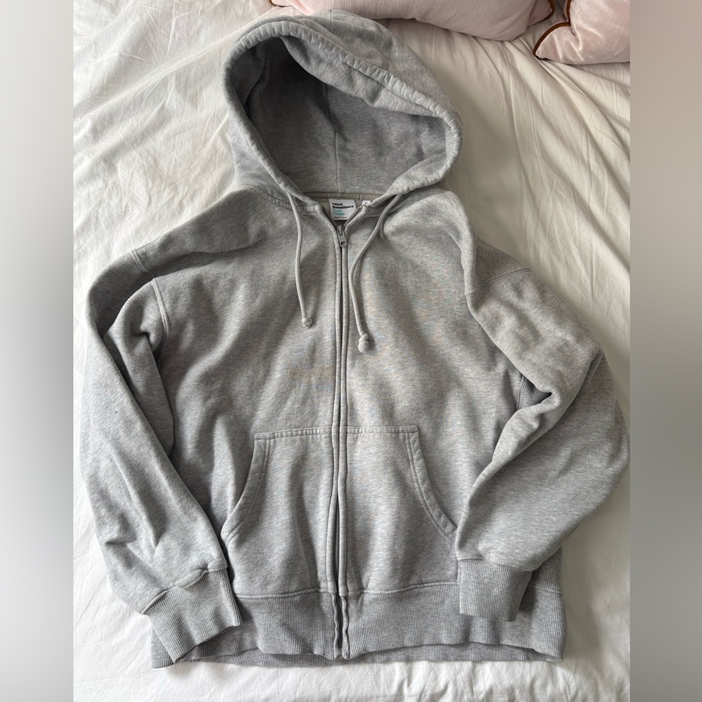 Aritzia TNA Sweatfleece Boyfriend Zip